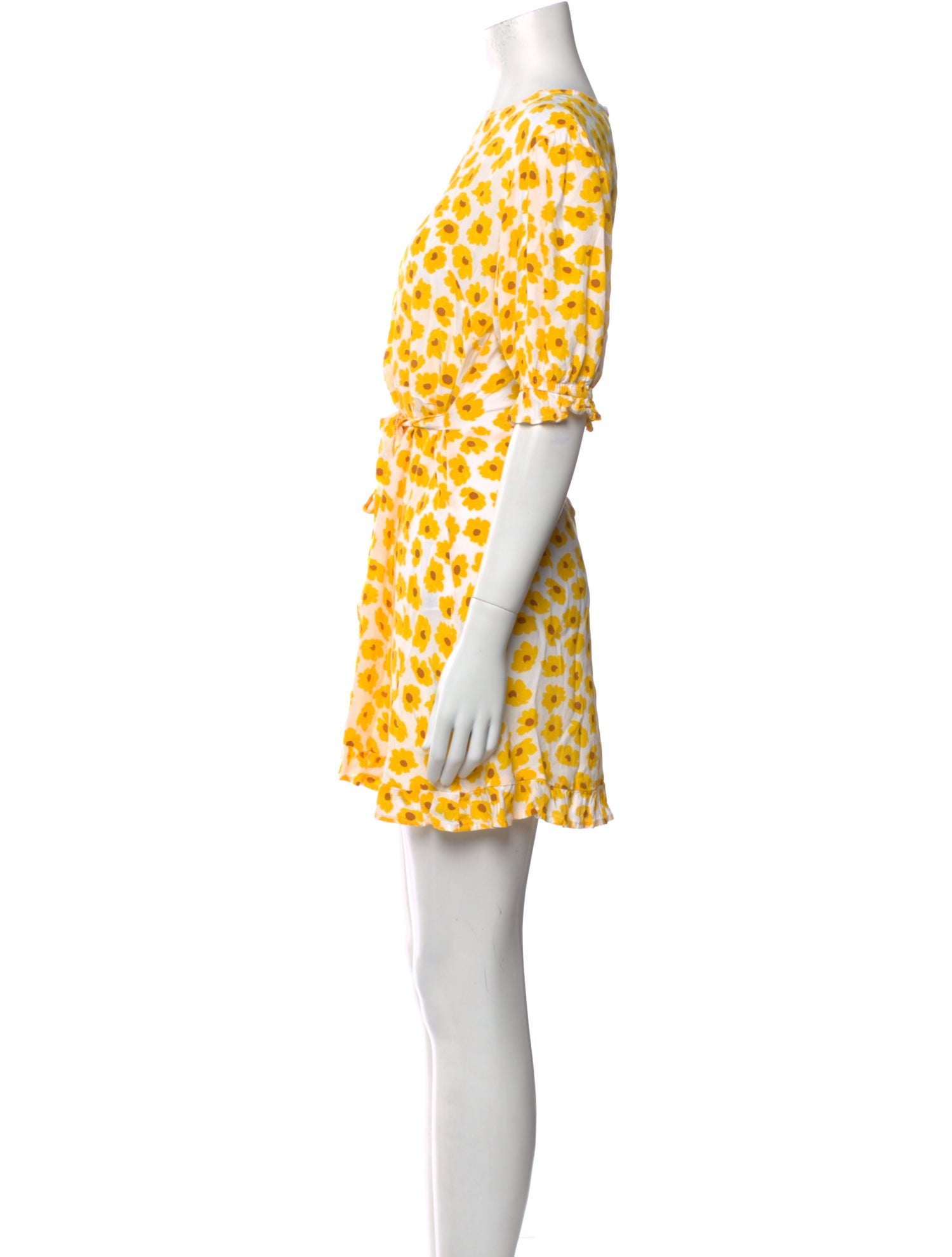 Faithfull The Brand Animal Print Mini Dress