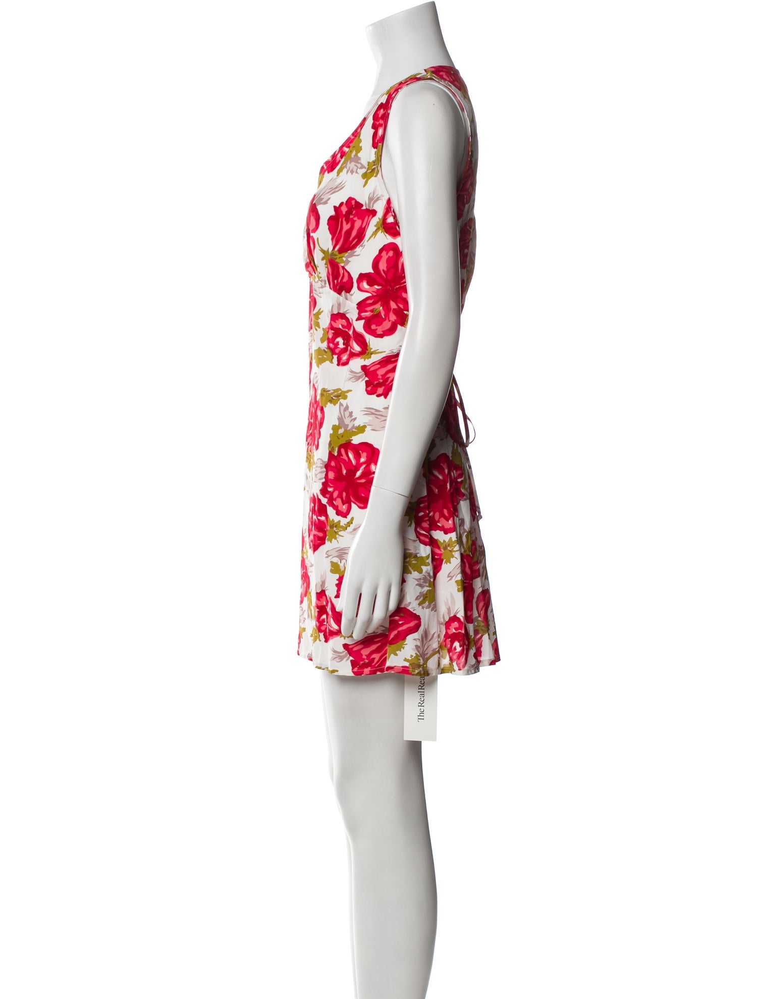 Faithfull The Brand Floral Print Mini Dress