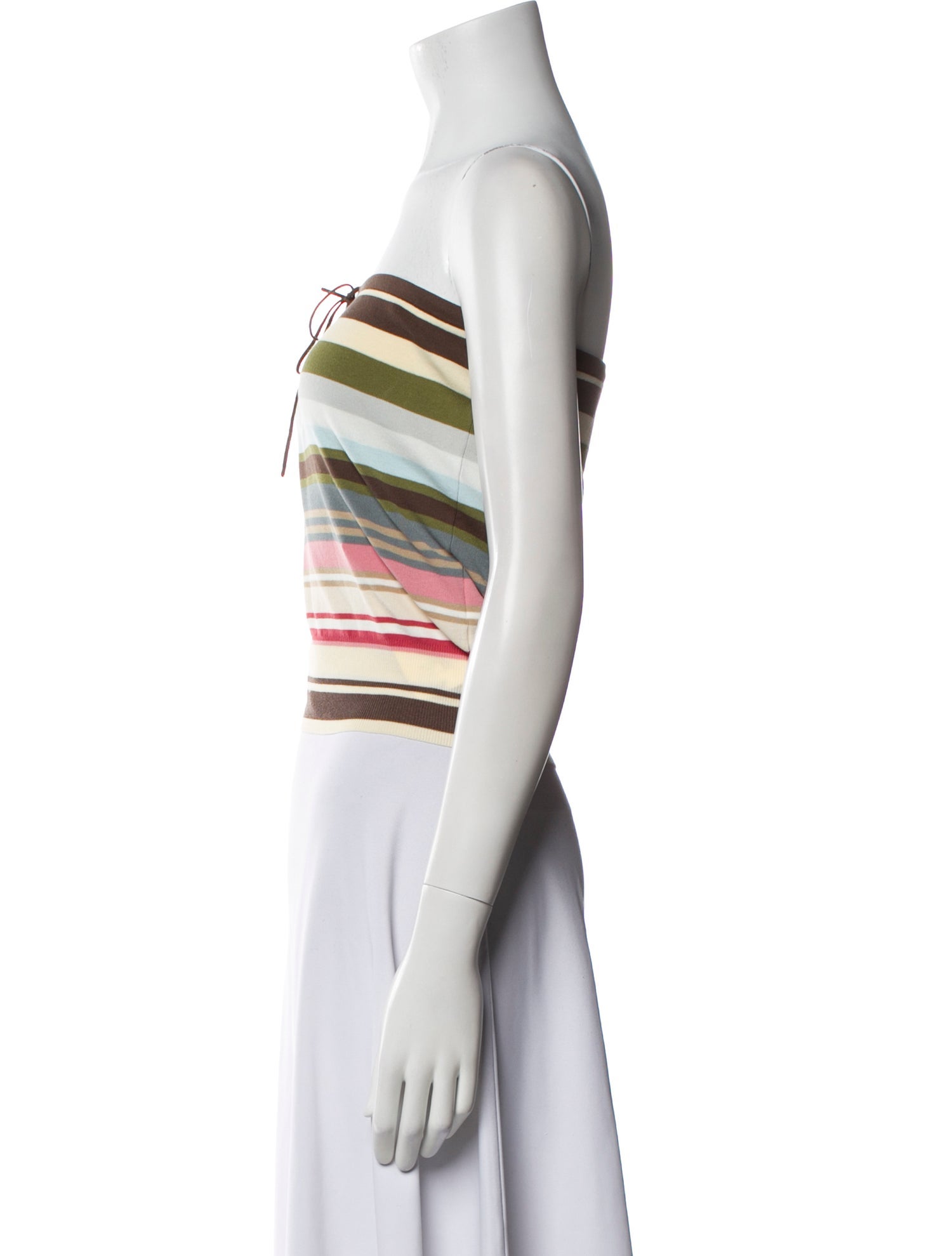 Faithfull The Brand Striped Strapless Sweater w/ Tags