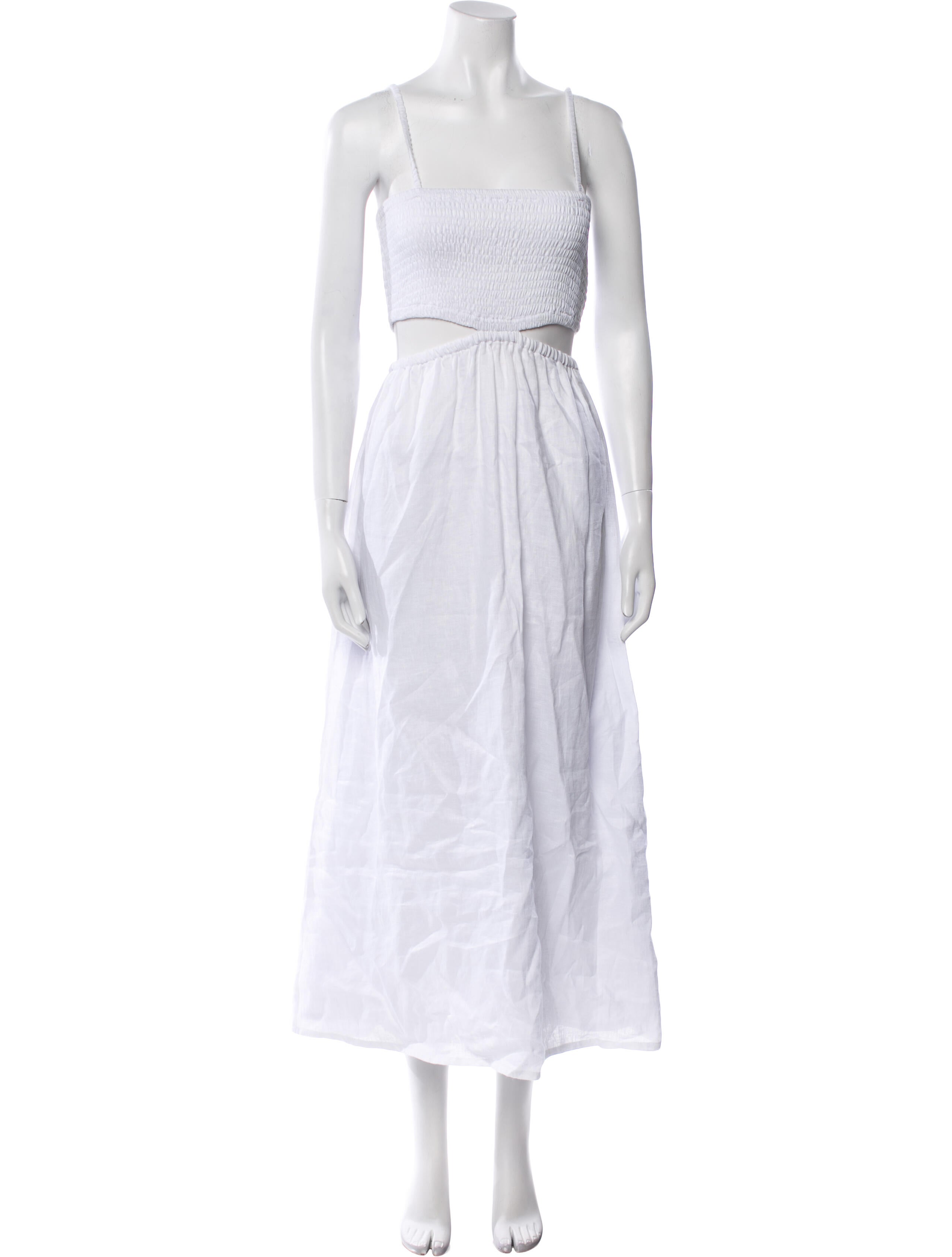 Faithfull The Brand Linen Long Dress