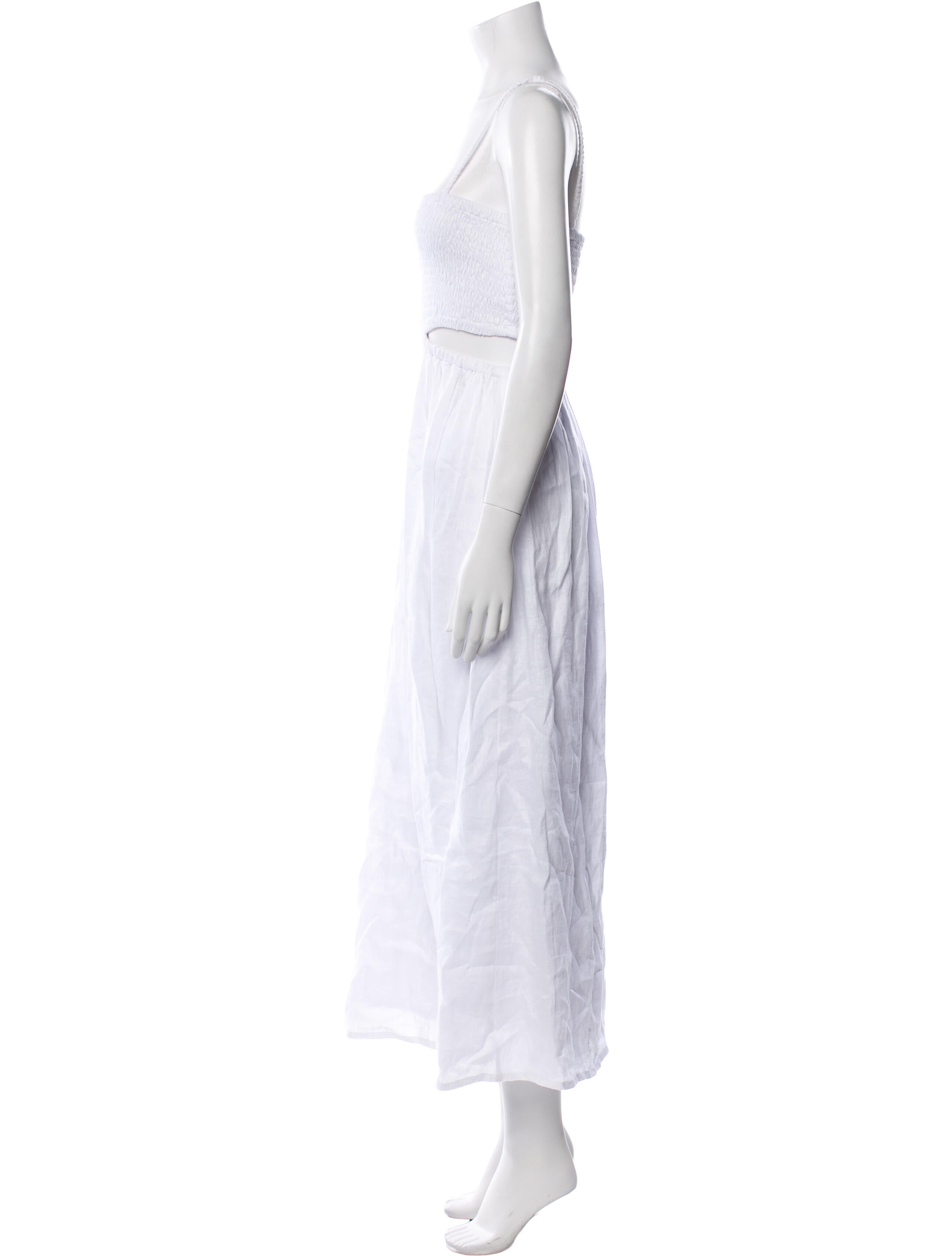 Faithfull The Brand Linen Long Dress