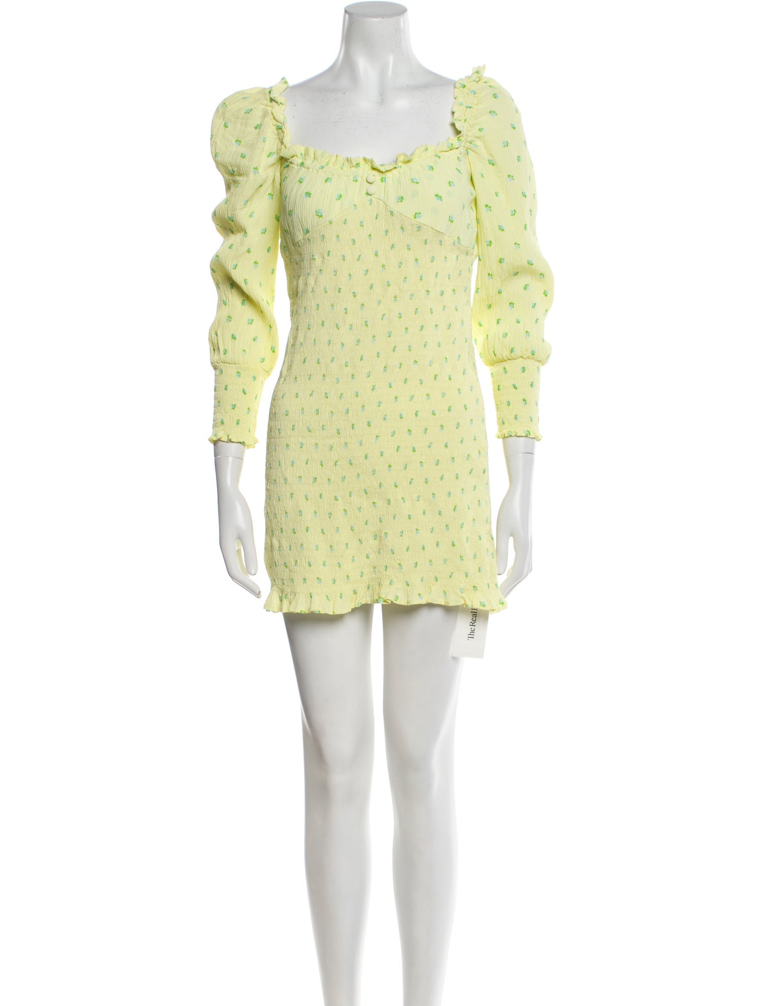 Faithfull The Brand Floral Print Mini Dress