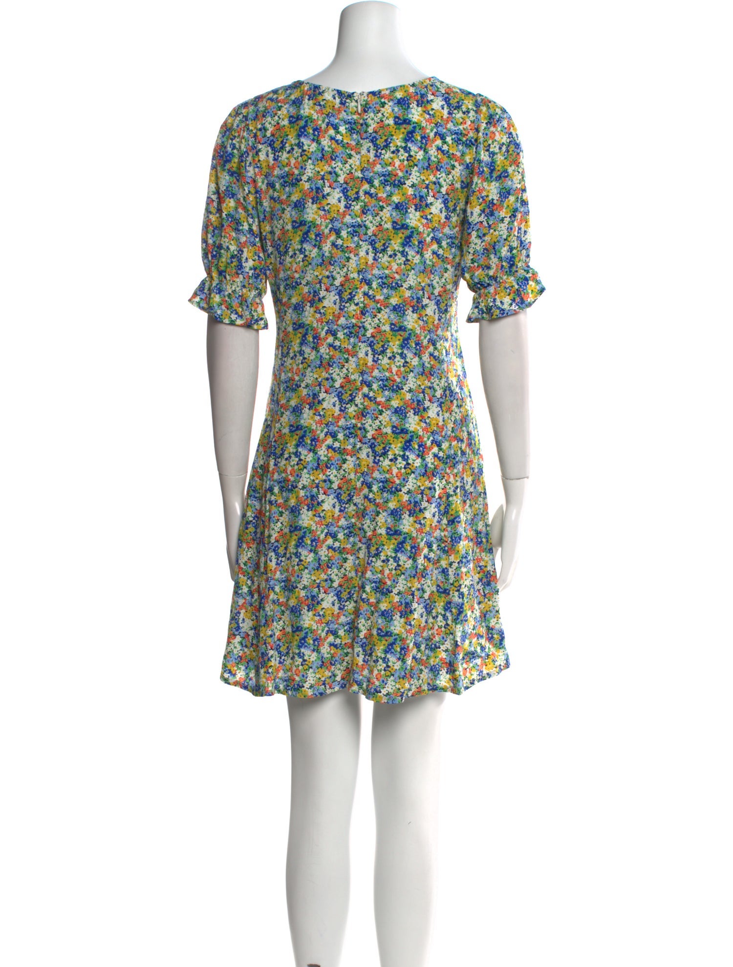 Faithfull The Brand Floral Print Mini Dress