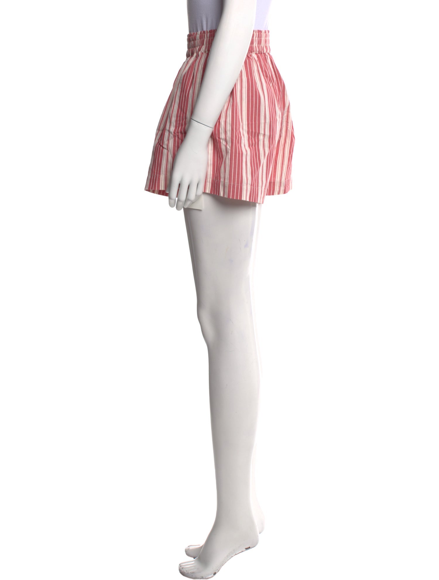 Faithfull The Brand Striped Mini Shorts