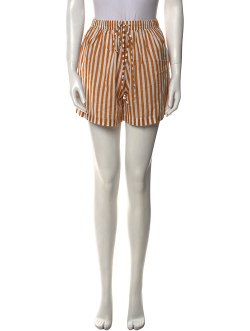 Faithfull The Brand Striped Knee-Length Shorts
