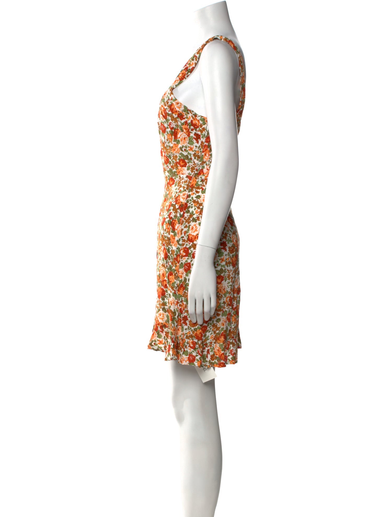 Faithfull The Brand Floral Print Mini Dress