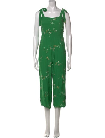 Faithfull The Brand Floral Print Scoop Neck Jumpsuit