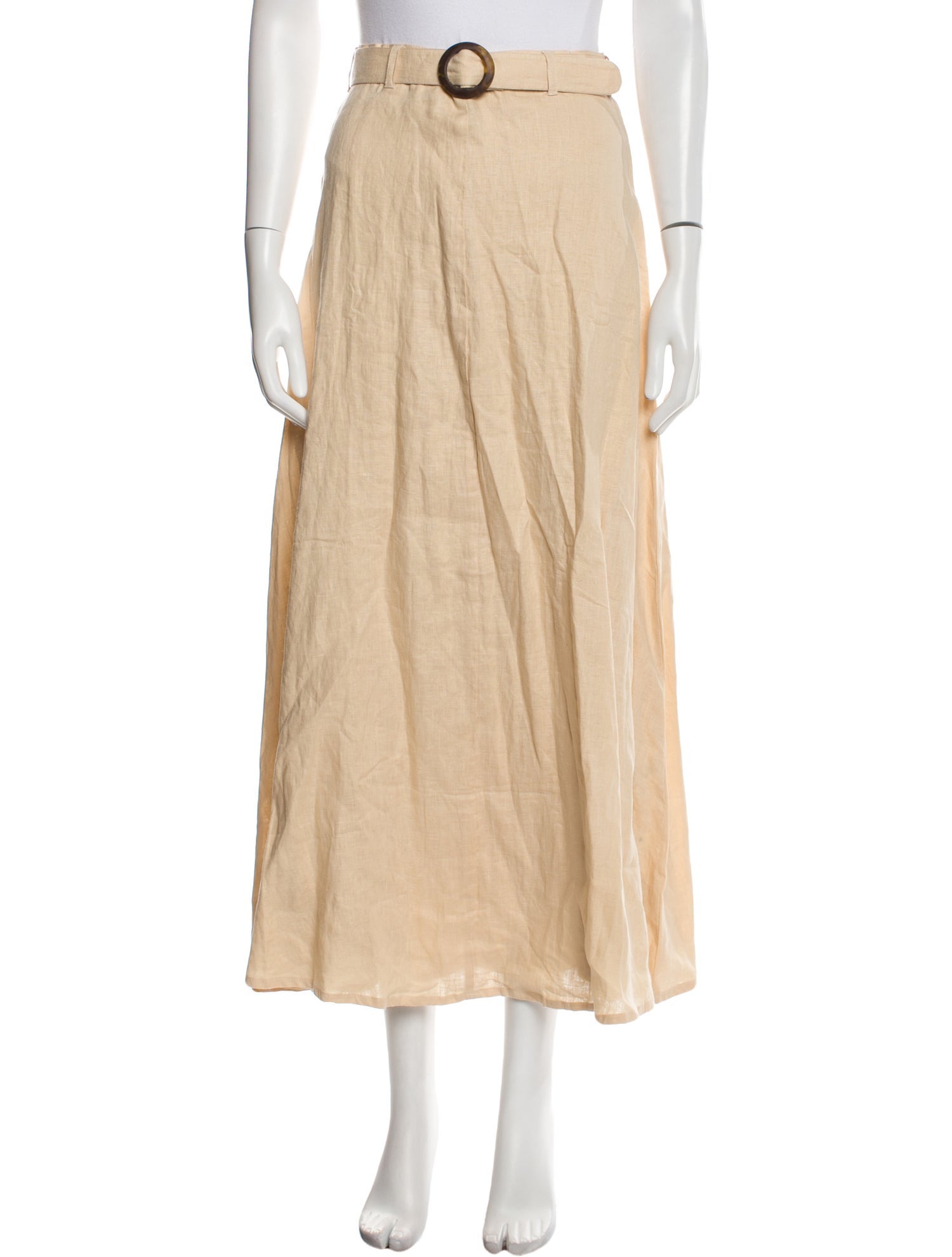 Faithfull The Brand Linen Midi Length Skirt w/ Tags