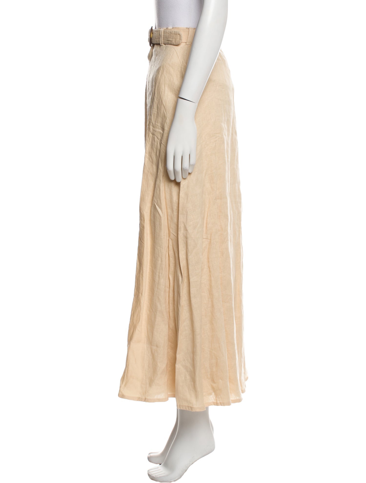Faithfull The Brand Linen Midi Length Skirt w/ Tags