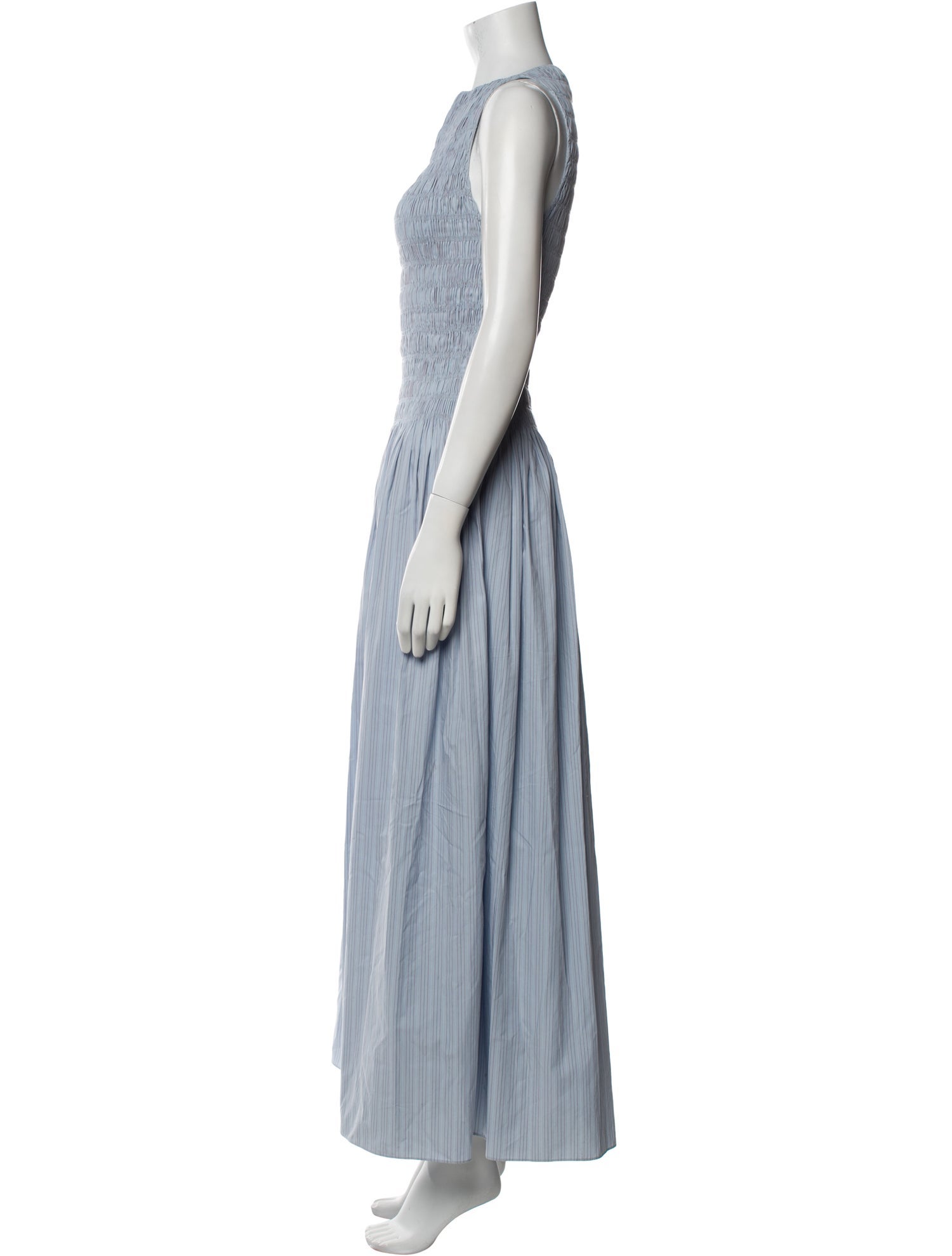 Faithfull The Brand Bateau Neckline Long Dress