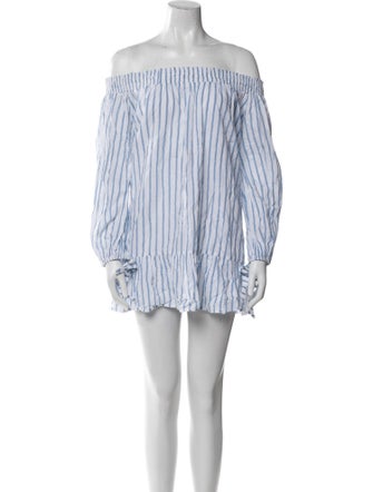 Faithfull The Brand Striped Mini Dress