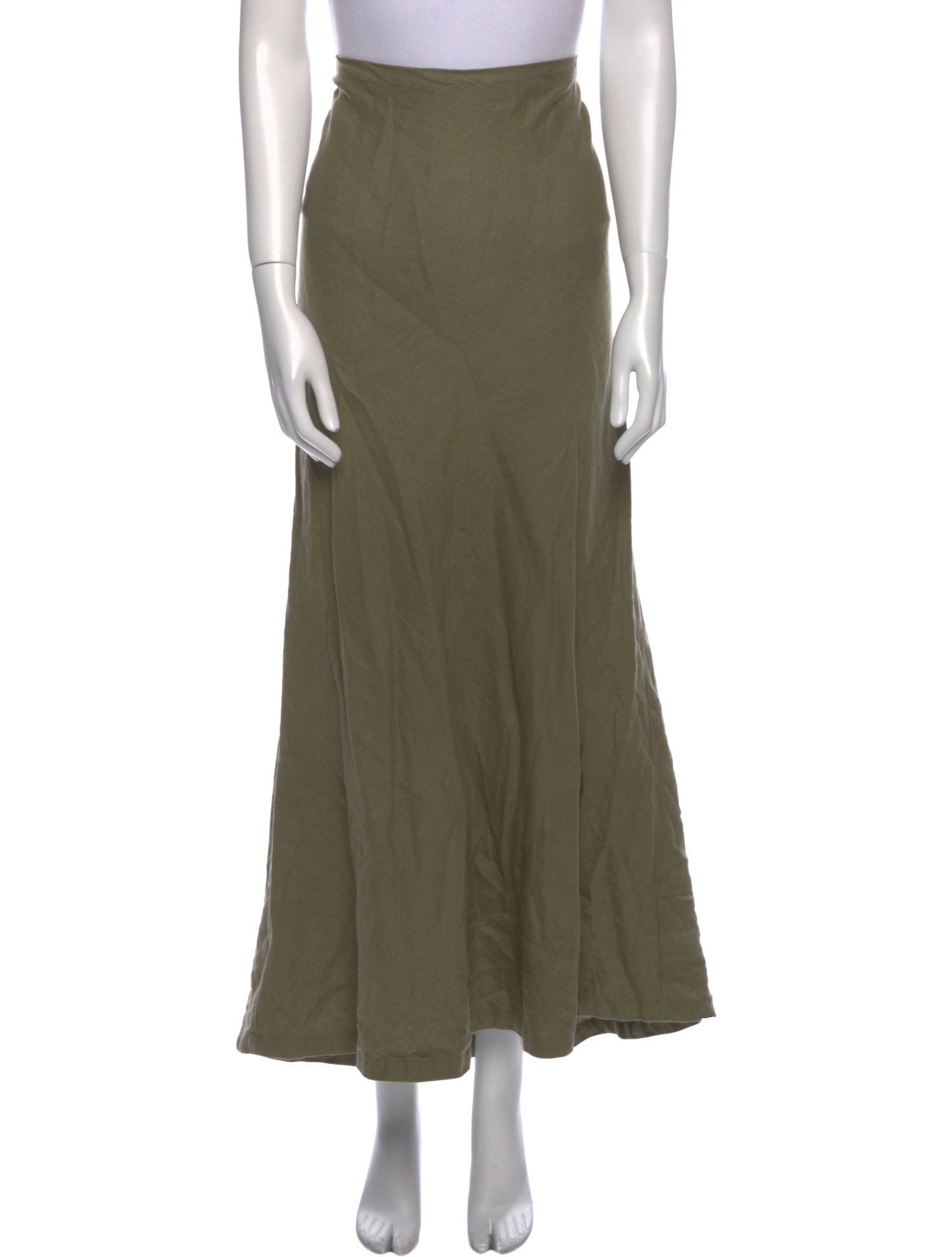 Faithfull The Brand Linen Midi Length Skirt