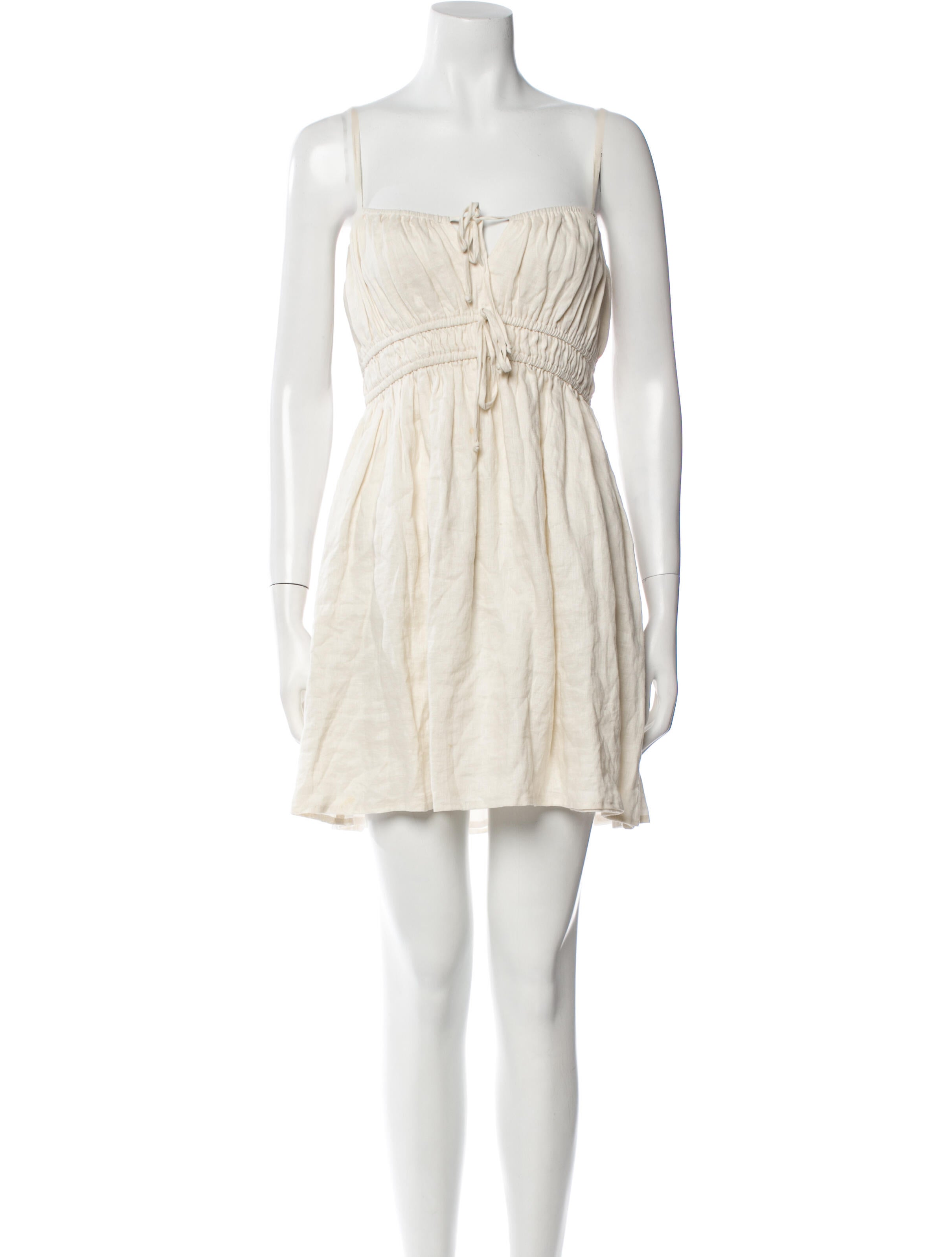 Faithfull The Brand Linen Mini Dress