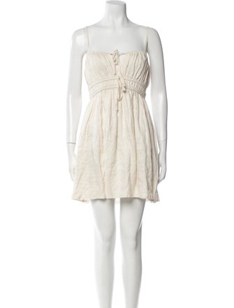 Faithfull The Brand Linen Mini Dress