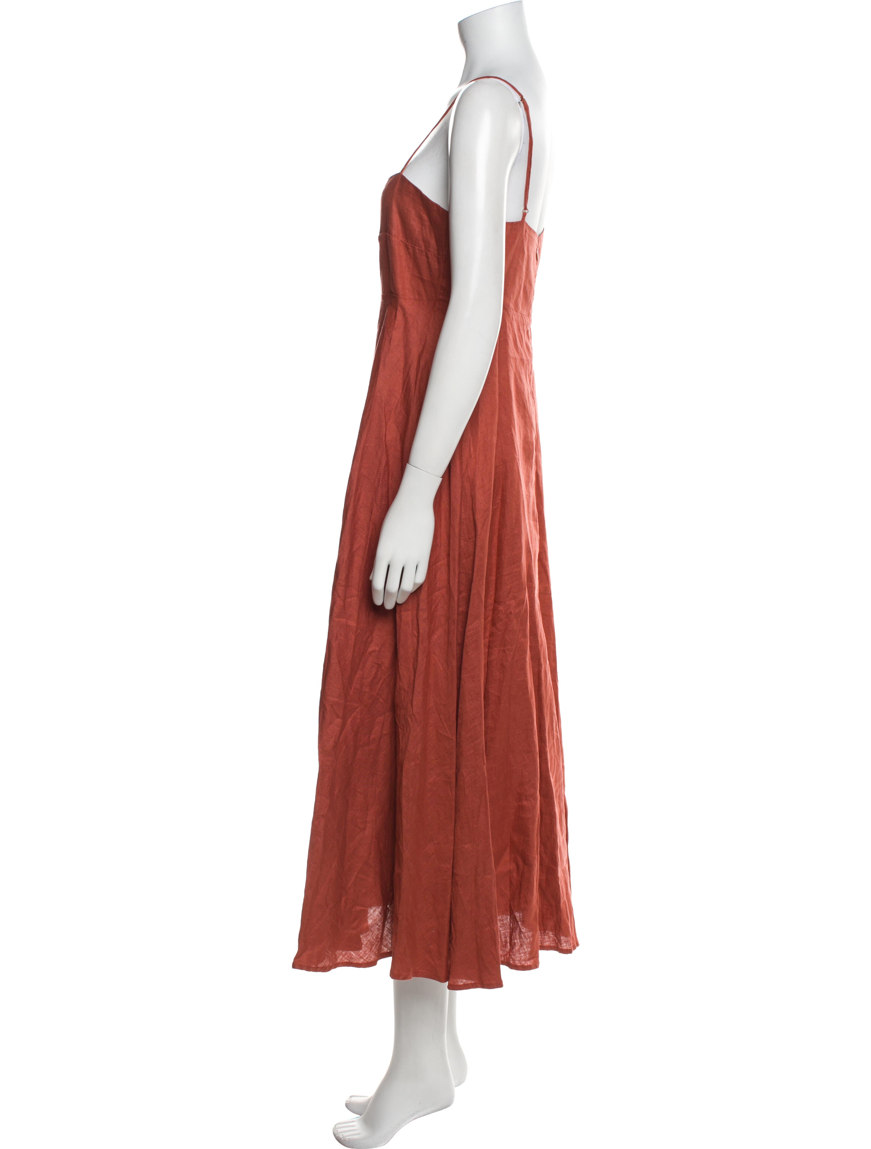 Faithfull The Brand Linen Long Dress