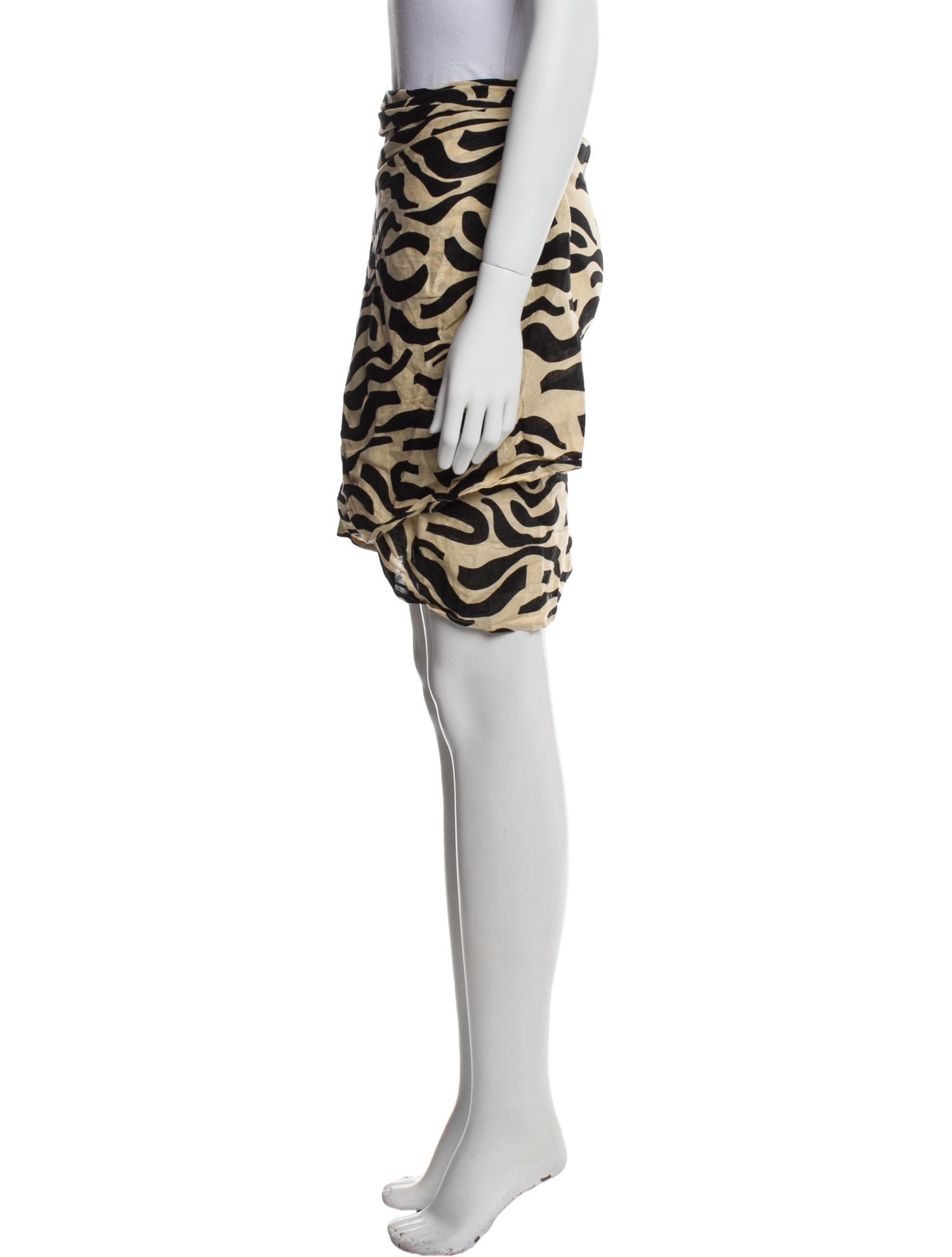 Faithfull The Brand Linen Knee-Length Skirt