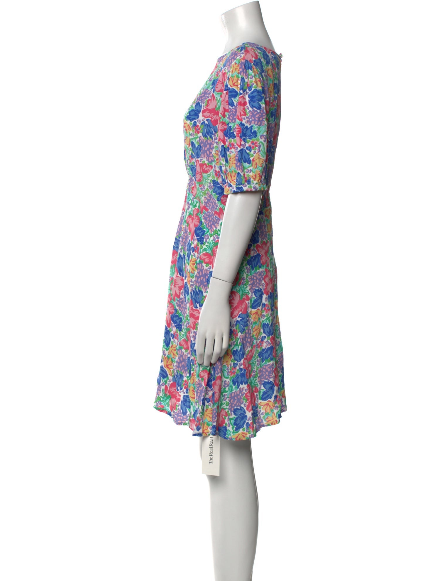 Faithfull The Brand Floral Print Mini Dress