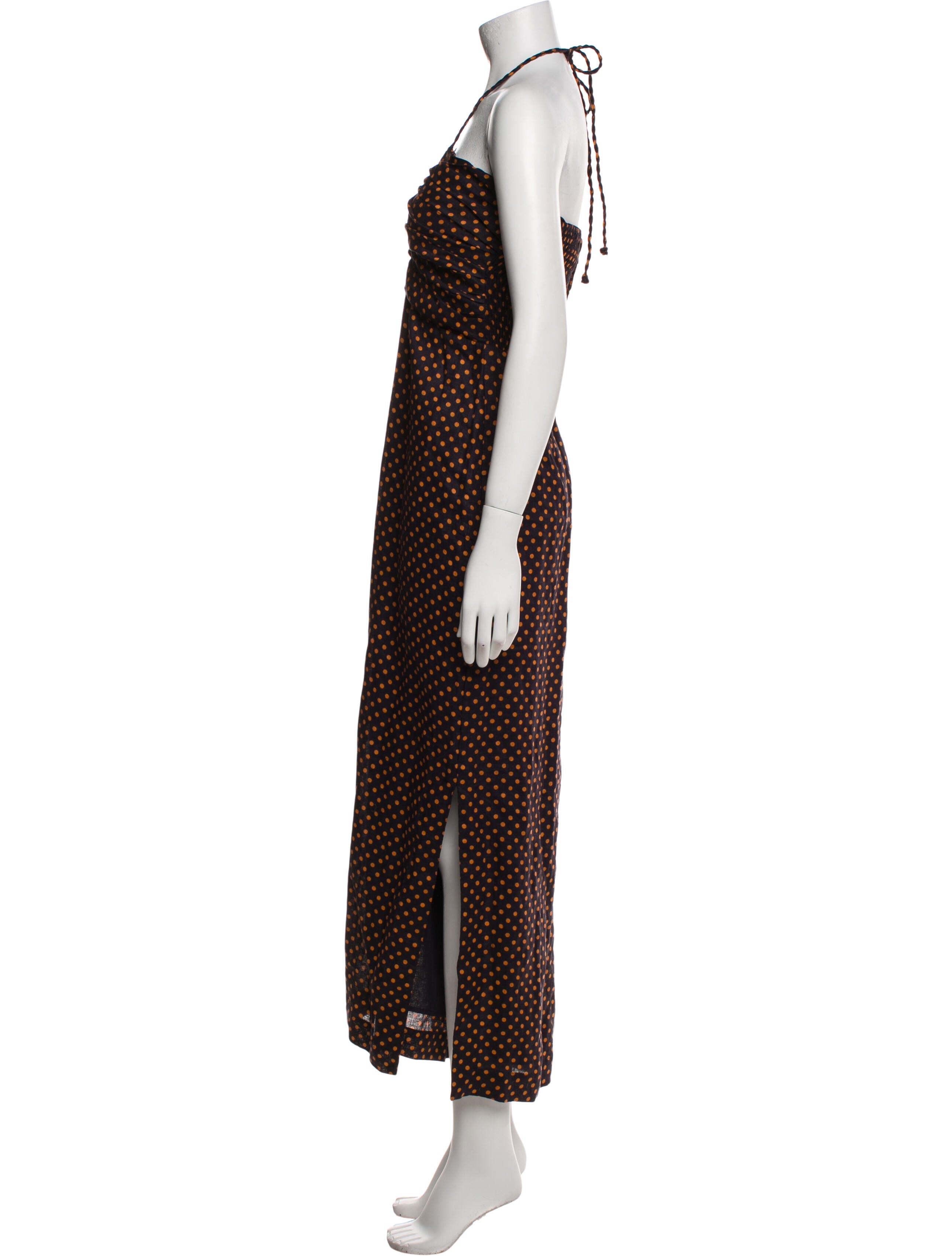 Faithfull The Brand Linen Midi Length Dress