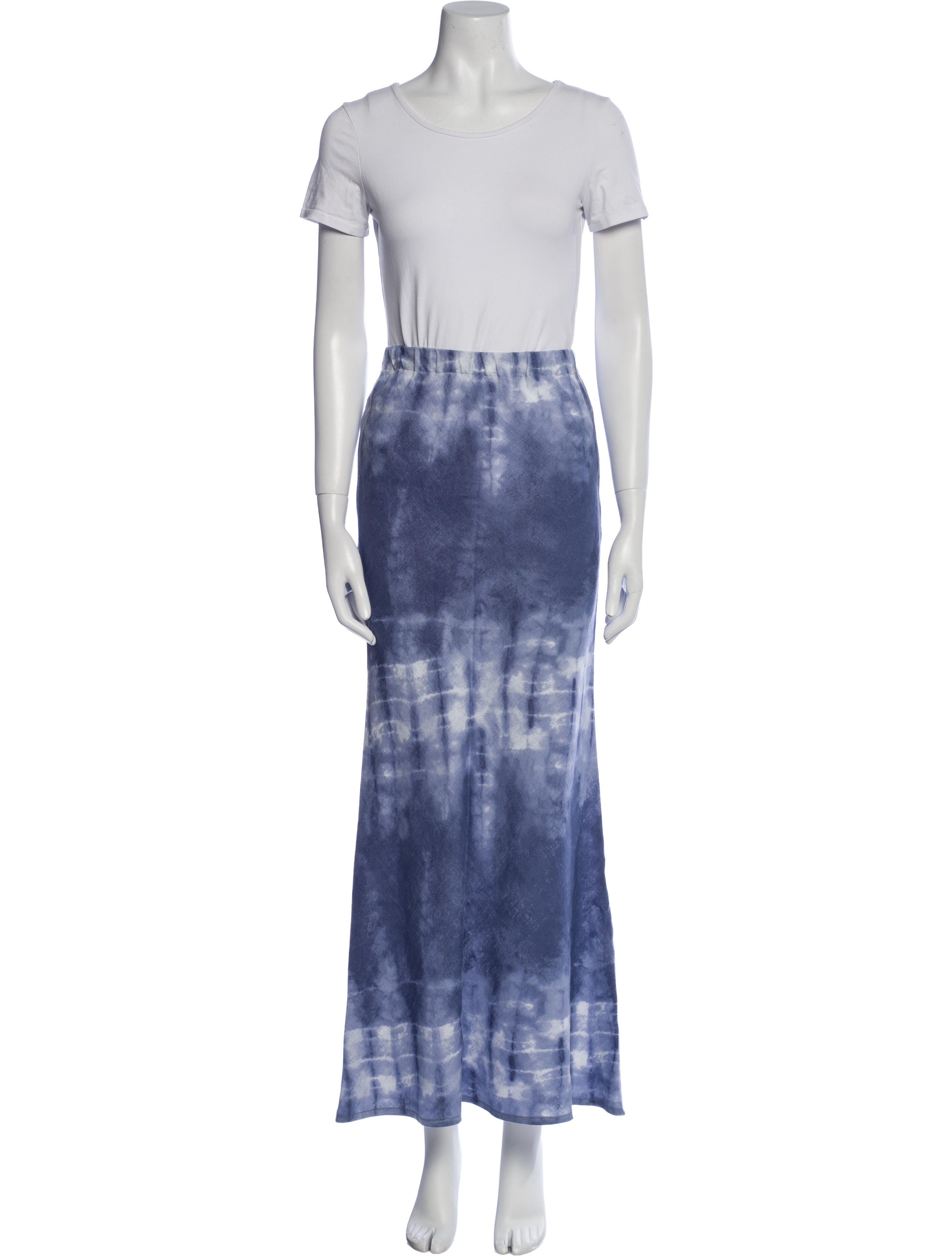 Faithfull The Brand Linen Tie-Dye Print Skirt Set
