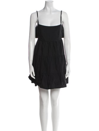 Faithfull The Brand Square Neckline Mini Dress