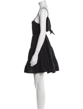 Faithfull The Brand Square Neckline Mini Dress