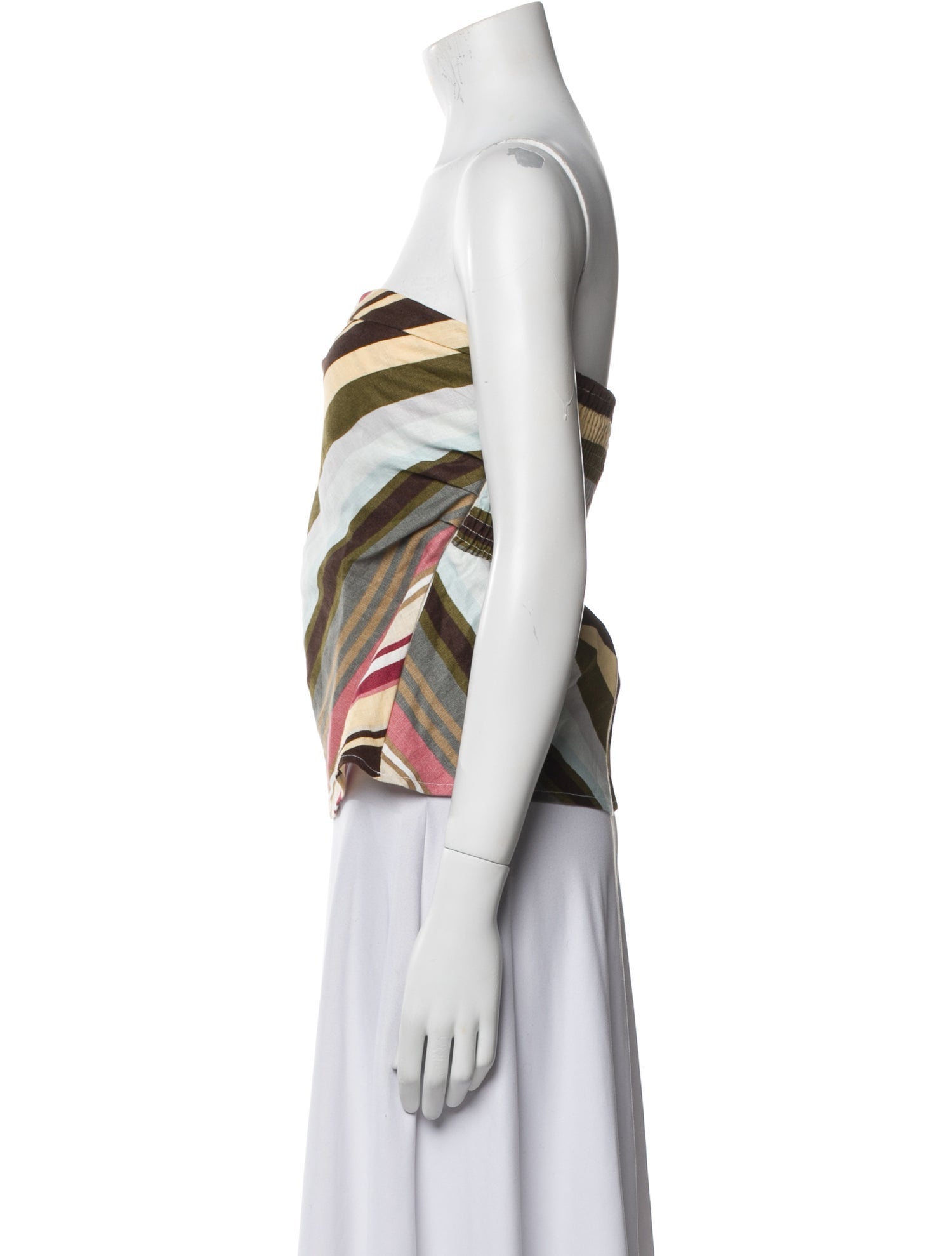 Faithfull The Brand Linen Striped Top w/ Tags