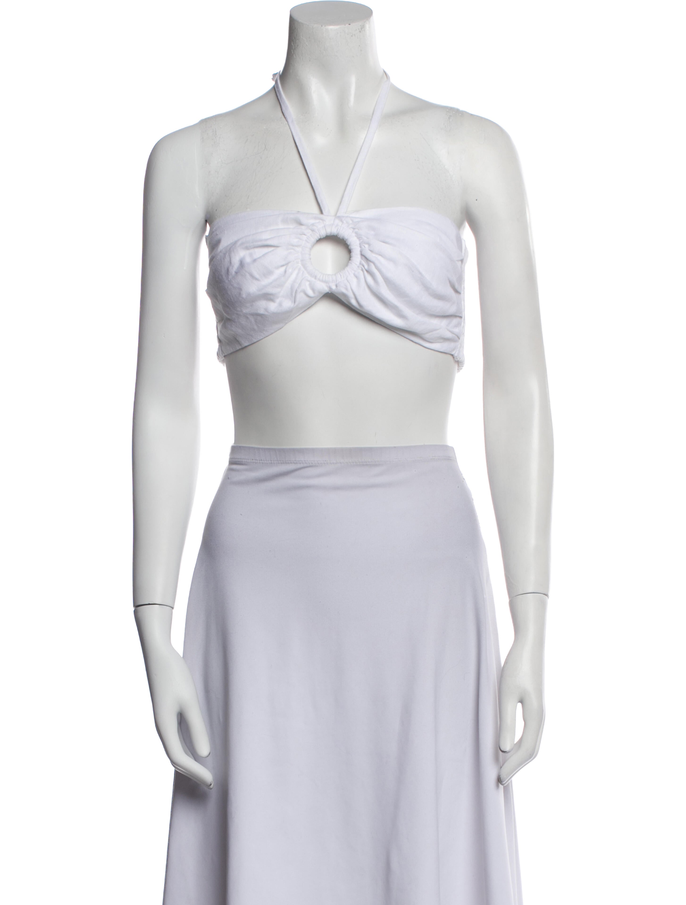 Faithfull The Brand Halterneck Sleeveless Crop Top