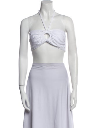 Faithfull The Brand Halterneck Sleeveless Crop Top