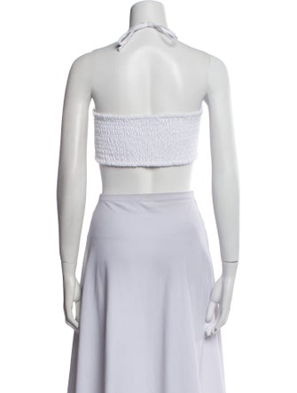 Faithfull The Brand Halterneck Sleeveless Crop Top