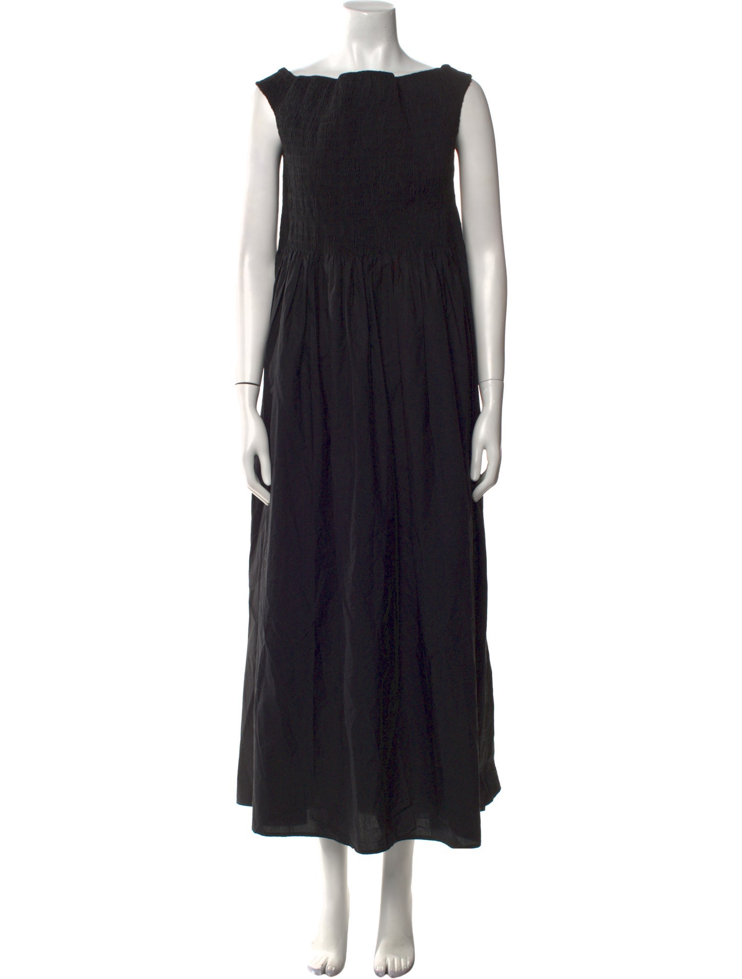 Faithfull The Brand Bateau Neckline Long Dress