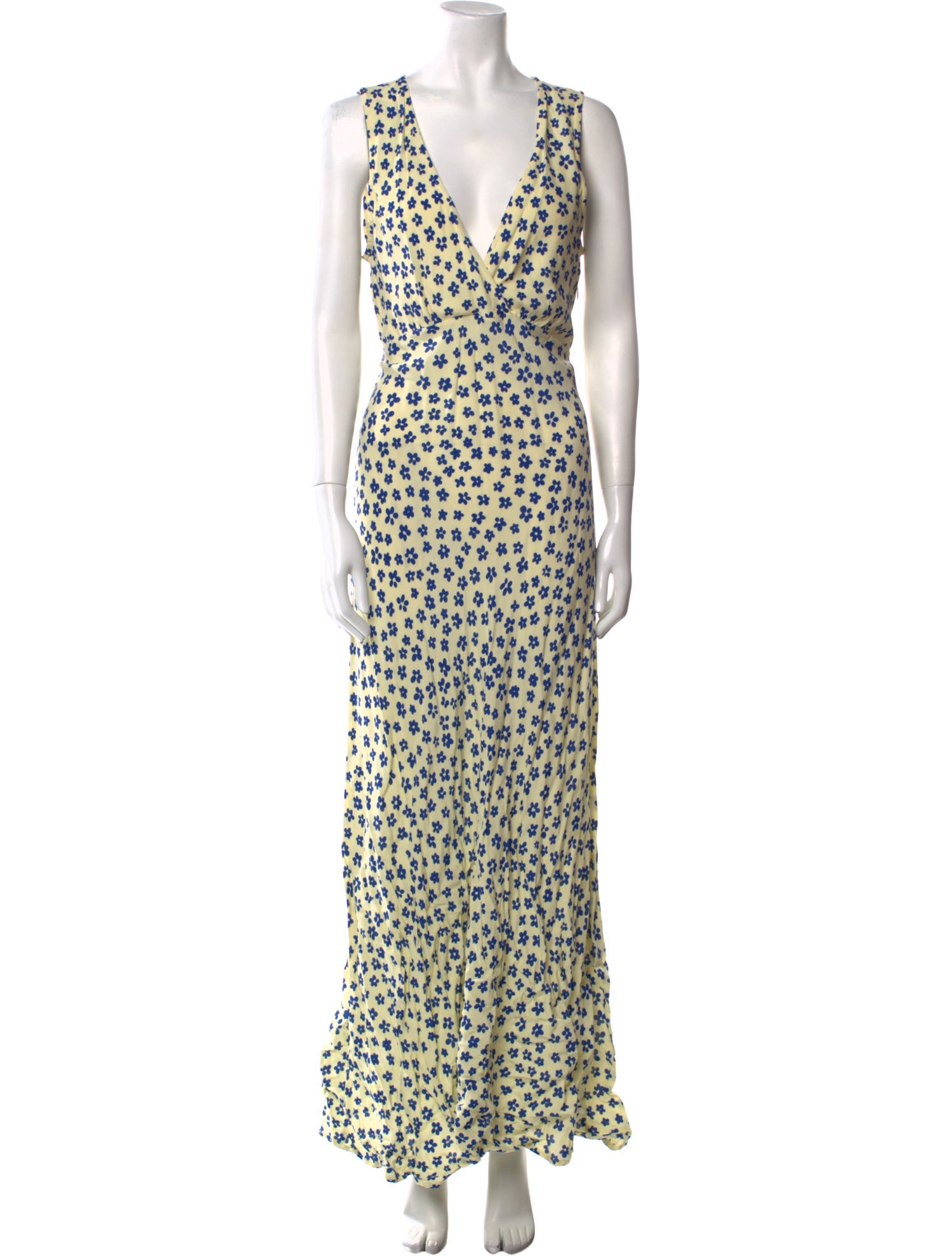 Faithfull The Brand Floral Print Long Dress