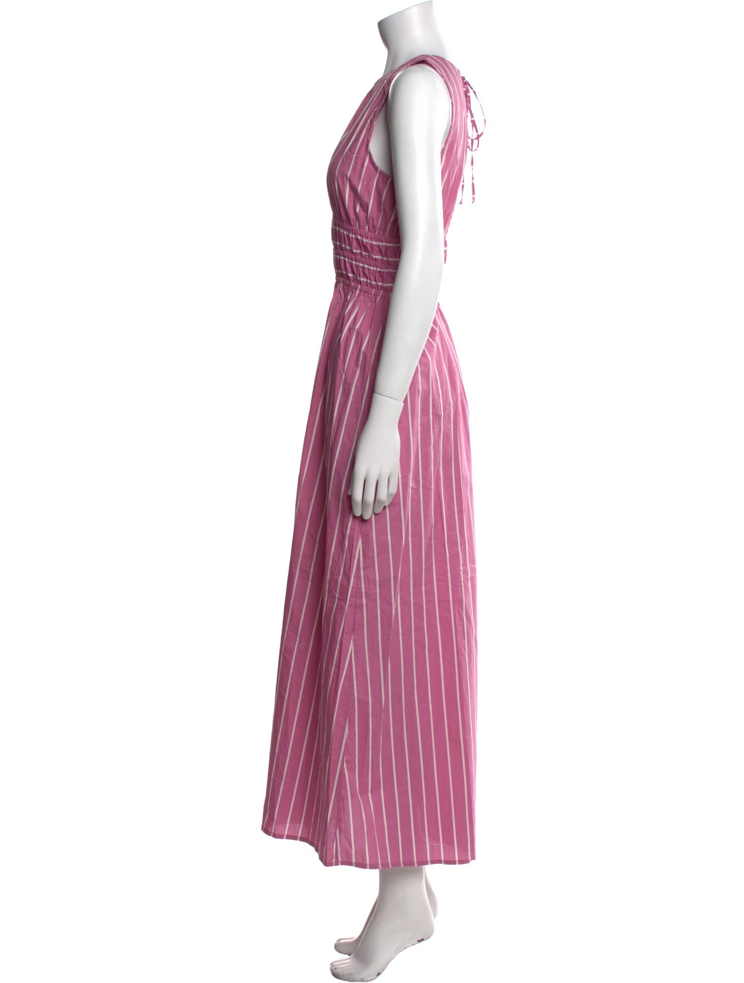 Faithfull The Brand Striped Long Dress