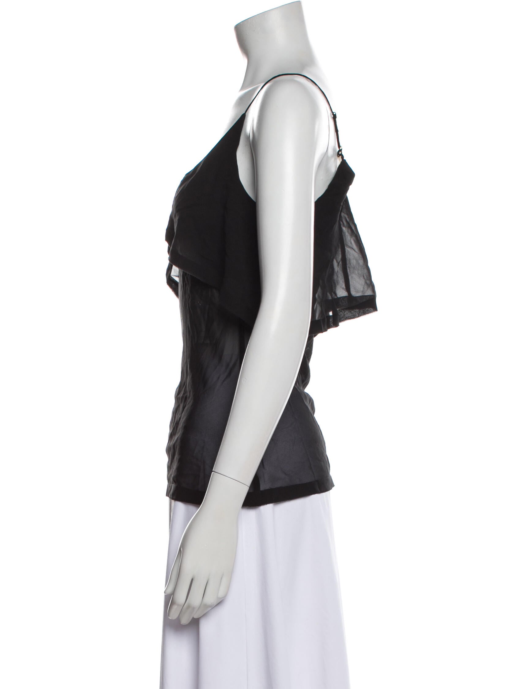 Faithfull The Brand Silk Scoop Neck Top