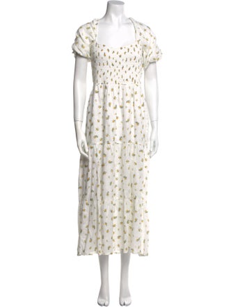 Faithfull The Brand Linen Long Dress