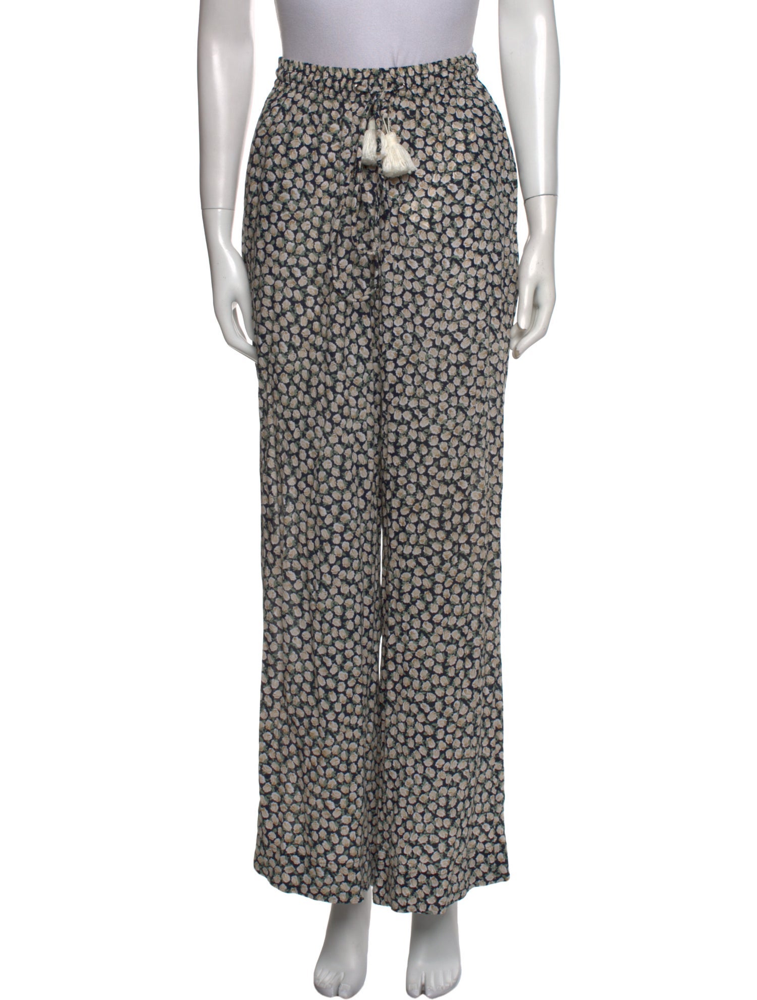 Faithfull The Brand Floral Print Wide Leg Pants