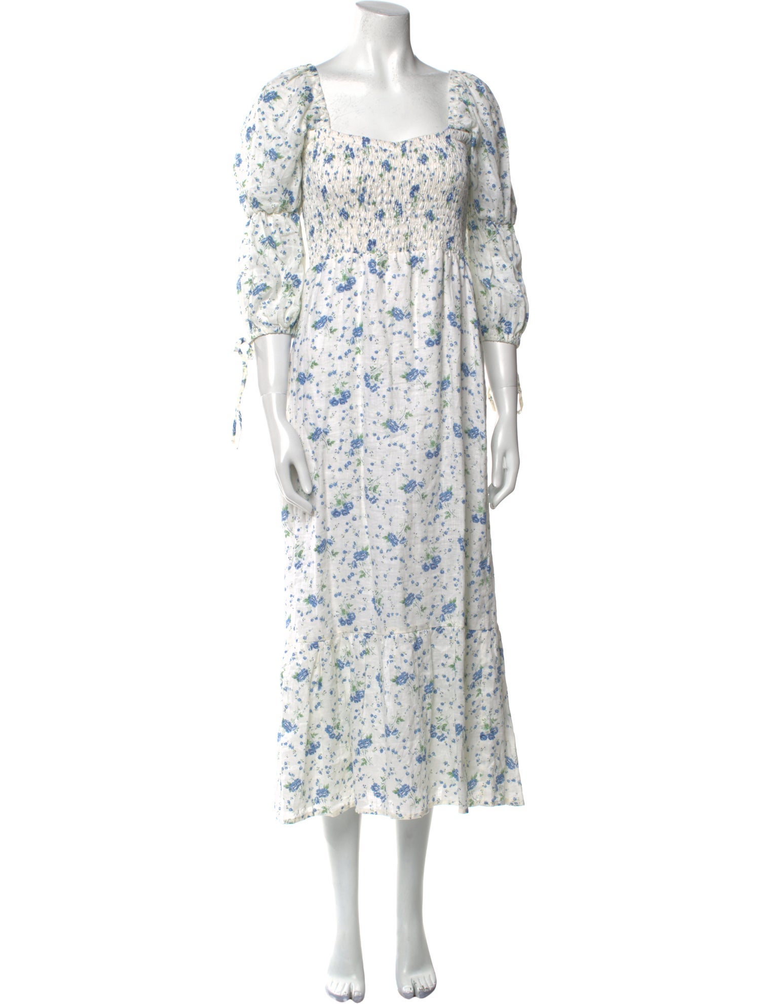 Faithfull The Brand Linen Long Dress