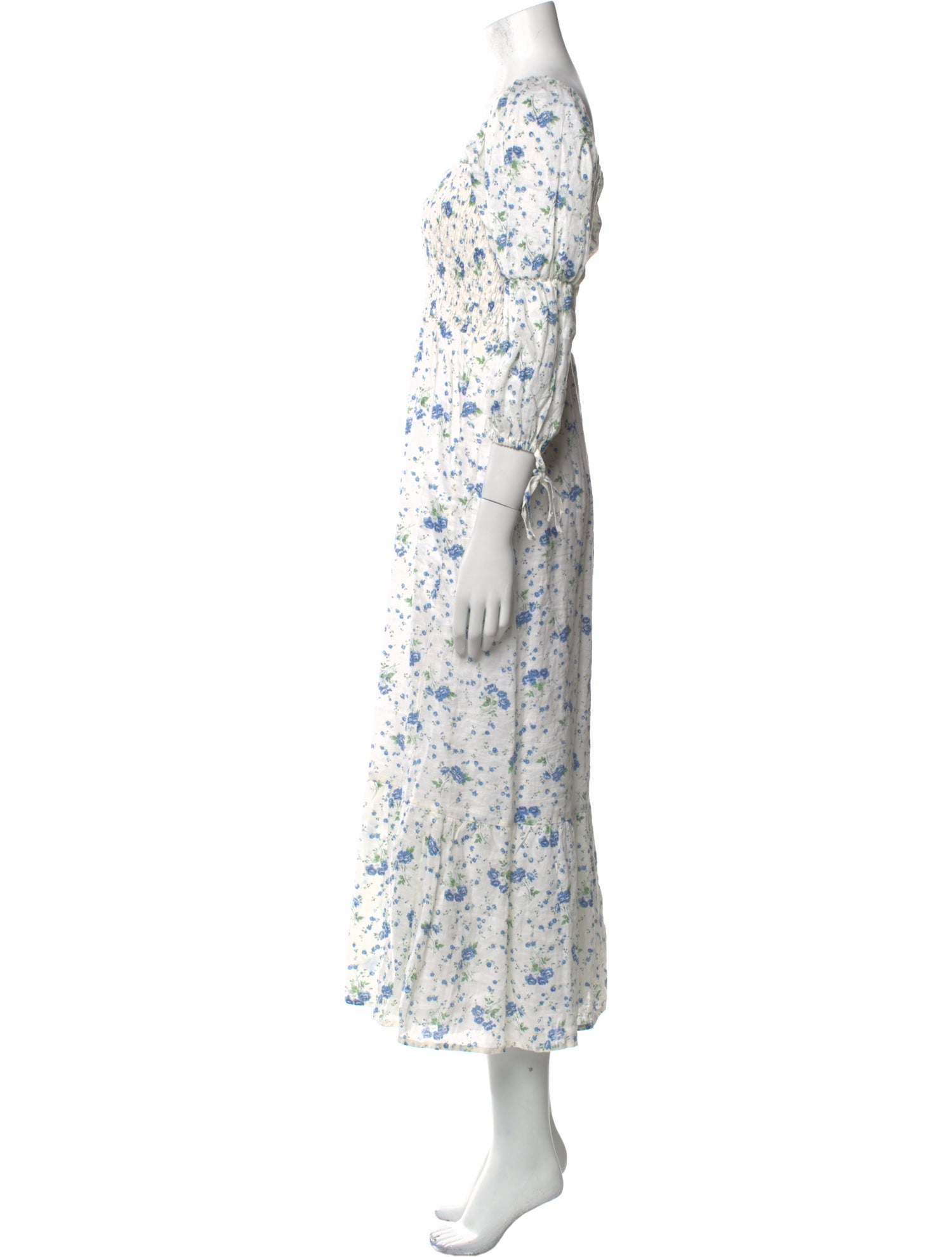 Faithfull The Brand Linen Long Dress