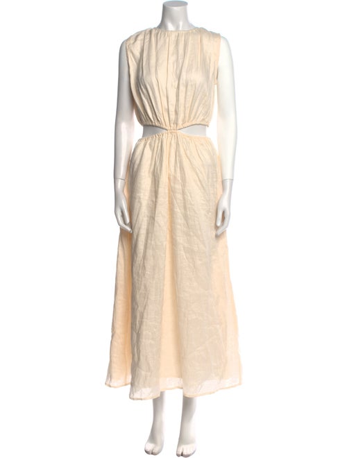 Faithfull The Brand Linen Long Dress