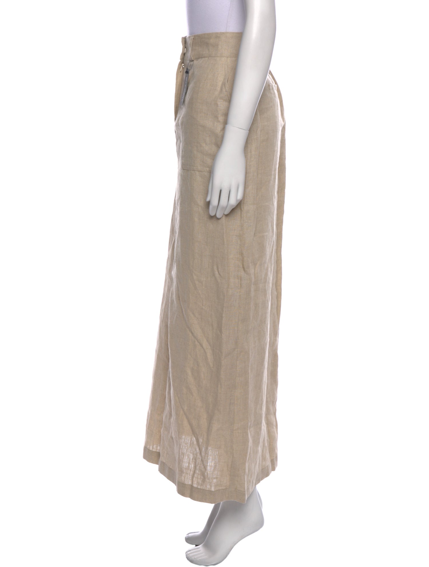Faithfull The Brand Linen Midi Length Skirt w/ Tags