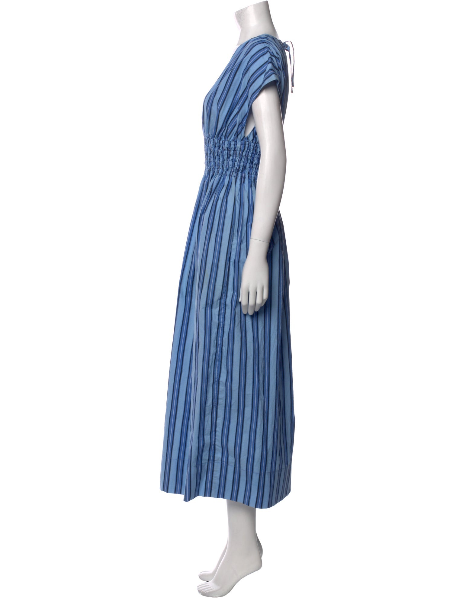 Faithfull The Brand V-Neck Long Dress