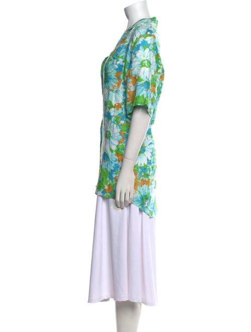 Faithfull The Brand Linen Floral Print Tunic