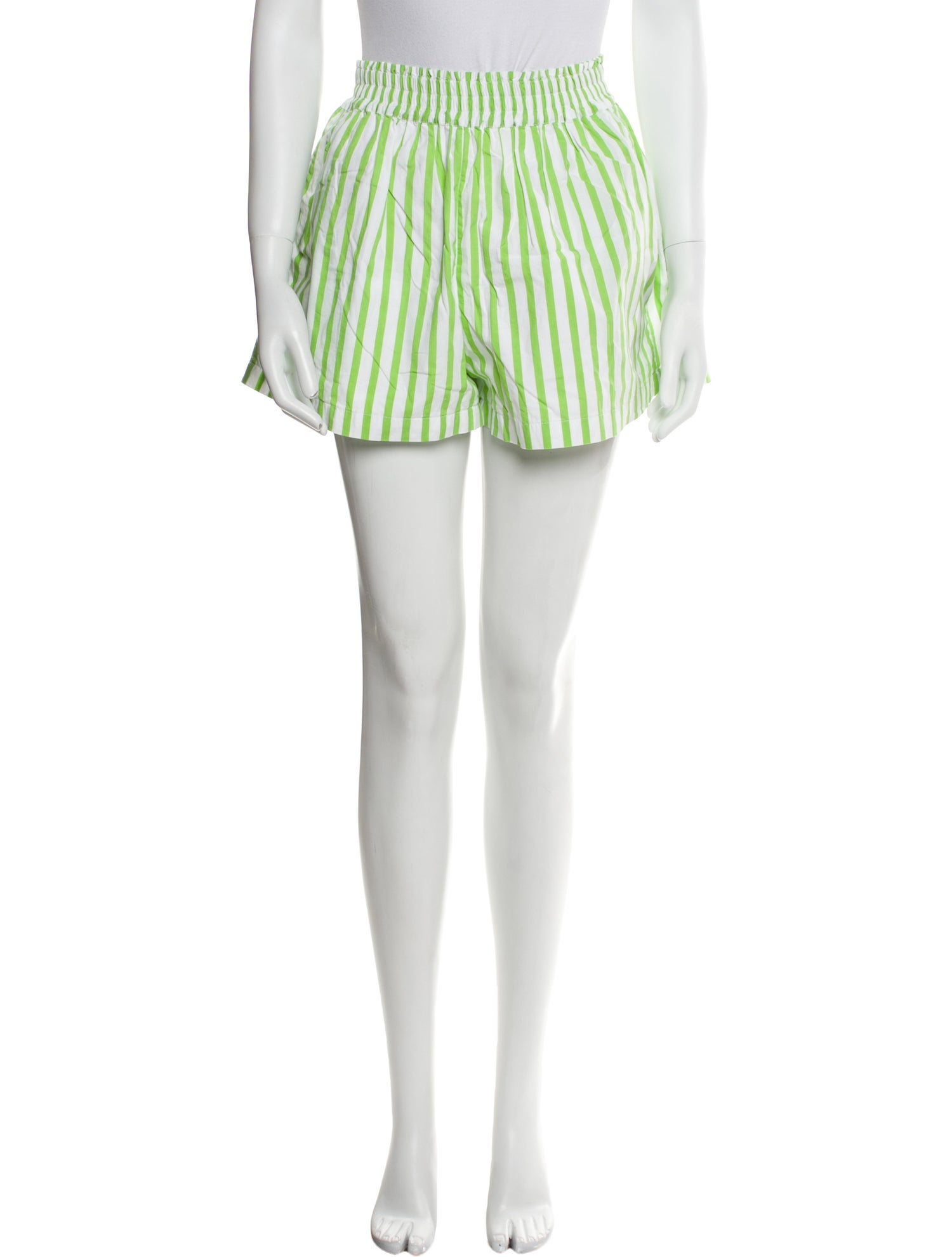 Faithfull The Brand Striped Mini Shorts