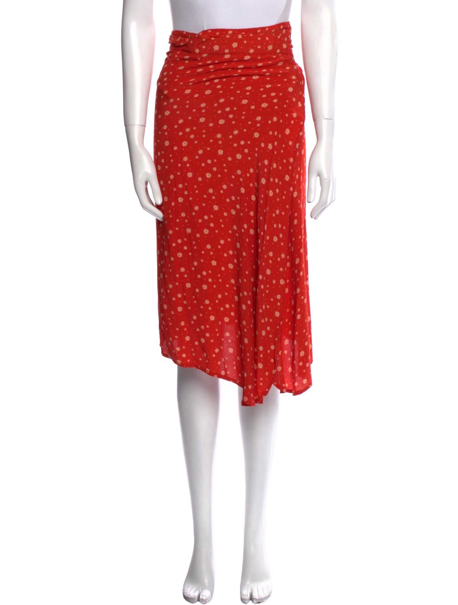 Faithfull The Brand Floral Print Midi Length Skirt