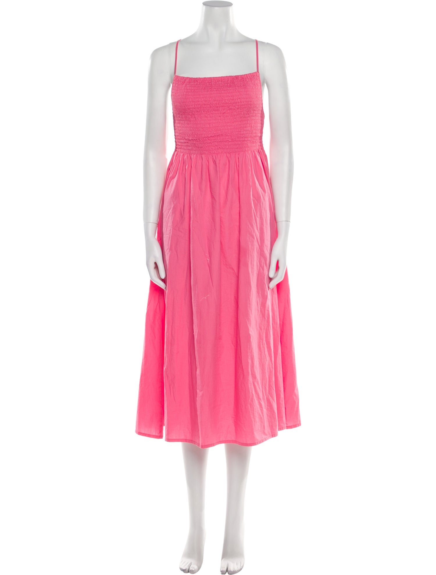 Faithfull The Brand Square Neckline Long Dress