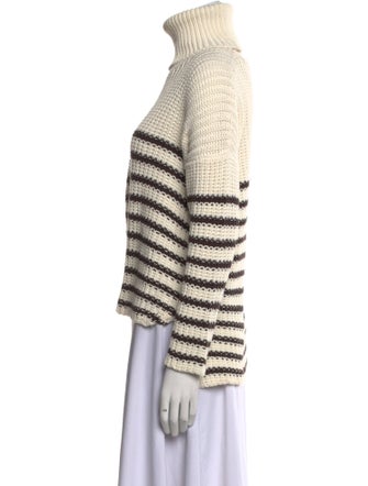 Faithfull The Brand Striped Turtleneck Sweater