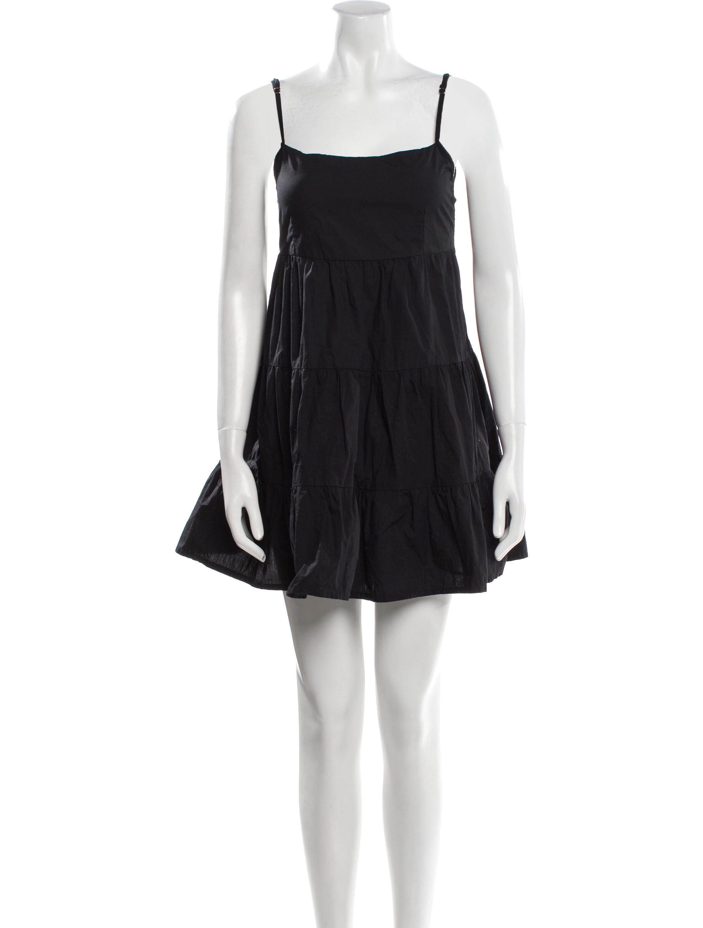 Faithfull The Brand Square Neckline Mini Dress