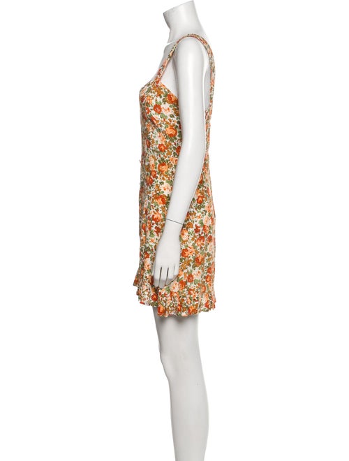 Faithfull The Brand Floral Print Mini Dress