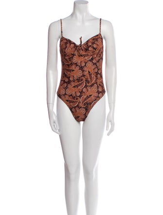 Faithfull The Brand Animal Print One-Piece
