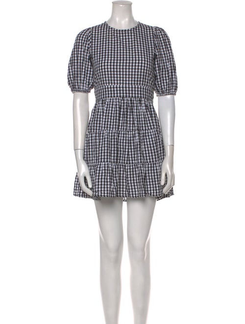 Faithfull The Brand Plaid Print Mini Dress