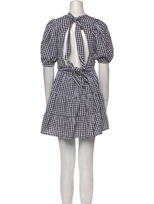 Faithfull The Brand Plaid Print Mini Dress